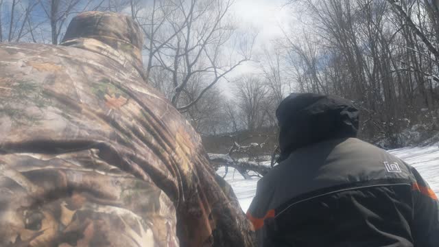 Deer Rescued From Frozen River