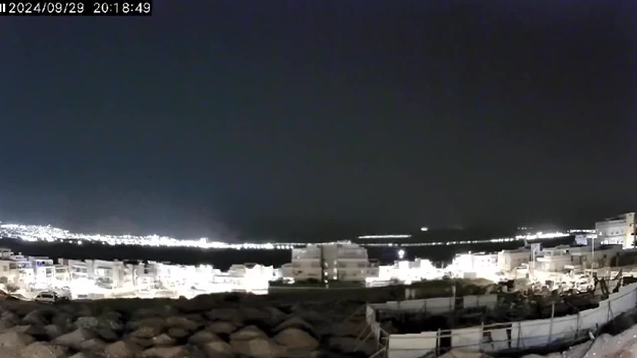 The moment drone fired by Islamic Resistance in Iraq hit Umm al-Rashrash in occupied Eilat