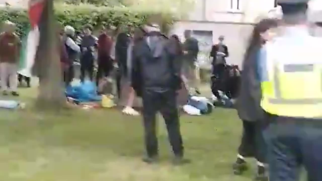 Cabra Dublin Another migrant tent city being moved along.