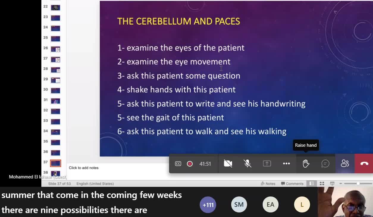 ST3.Intro to cerebellar diseases