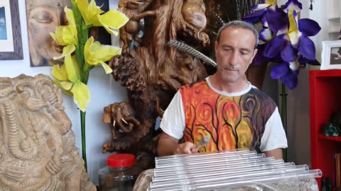 Healing Crystal Harp Meditation - 10 minutes - Mark Bajerski | Crystals