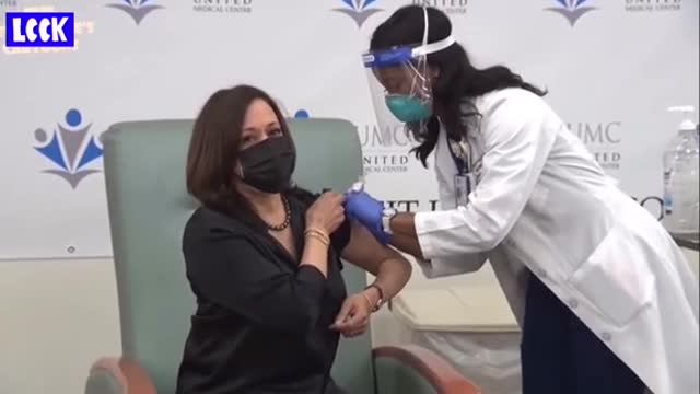 Kamala Harris*Finally*Gets Covid Vaccine Done