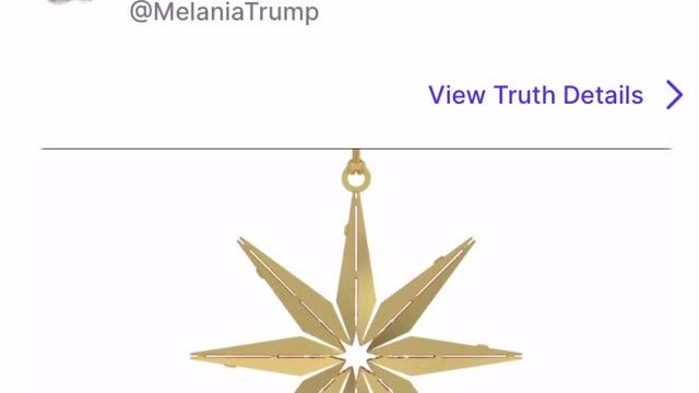 Melania - Christmas Ornament Line.