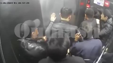 Elevator malfunction in Kazakhstan