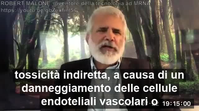 Robert Malone, inventore Tec MRNA: La proteina spike del vaccino è TOSSICA!