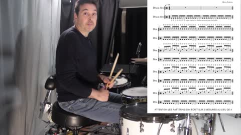 DRUM: POLY INDÉPENDANCE CONCEPT 1 "2 ET 3 MIXING PATTERN"