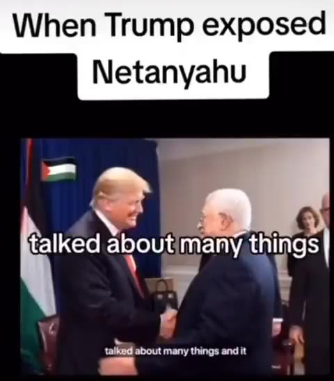 What does Trump say about Netanyahu?