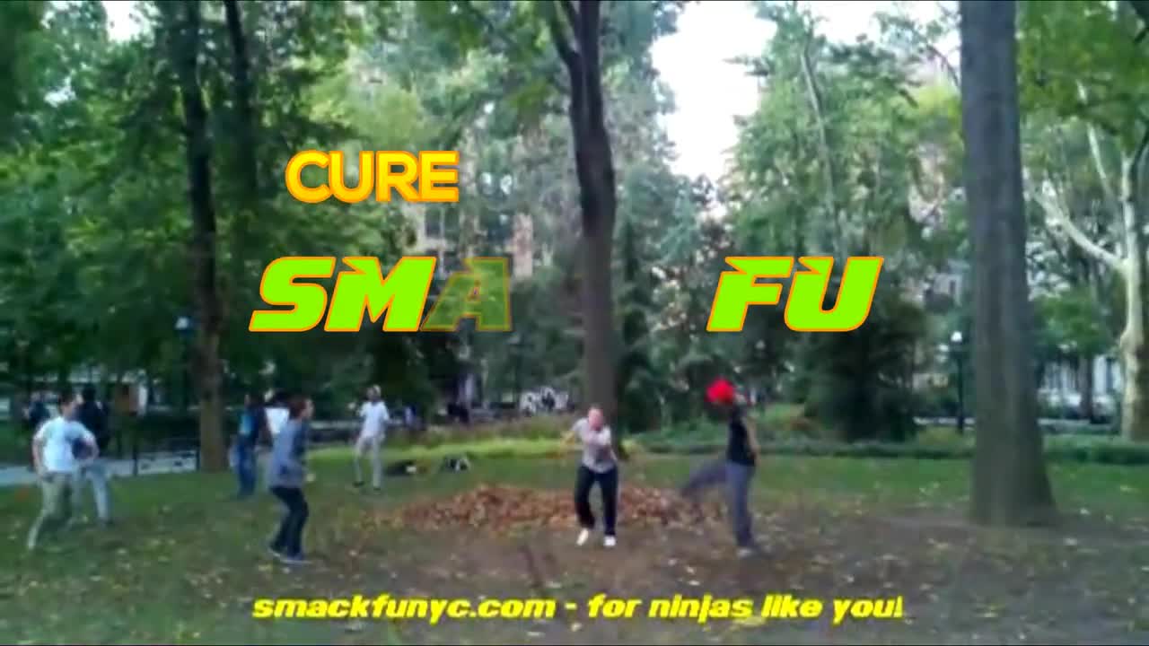 Smack fu kids going bananas in washington sq park