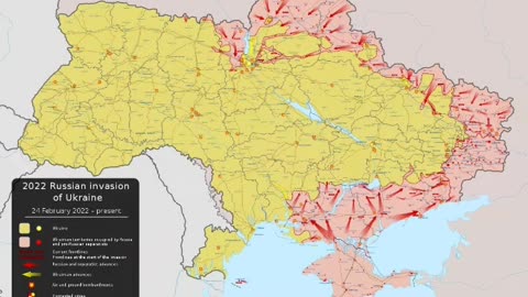 Situação operacional no território da Ucrânia