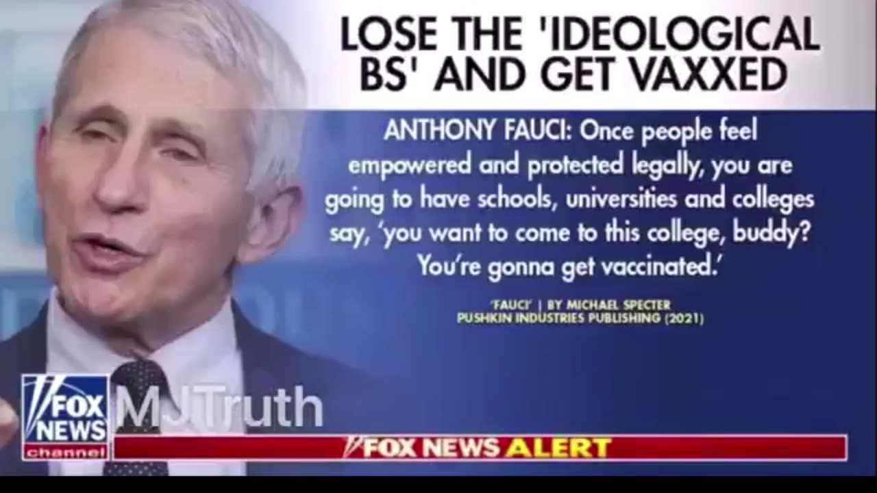 Dr. Fauci ... Dr. Death Reveals Himself