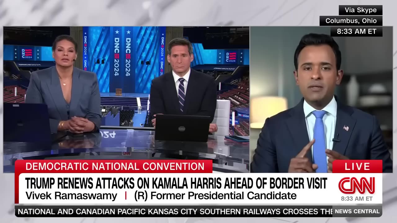 "We Have an Opportunity": Vivek Ramaswamy Fact-Checked Over Kamala Harris's "Weird" Claim