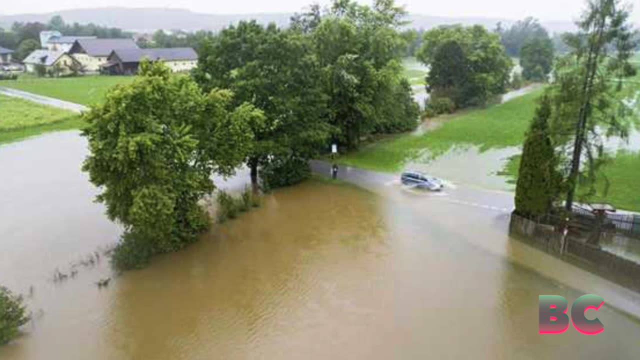 At least 10 killed in floods as a month’s worth of rain pounds central Europe