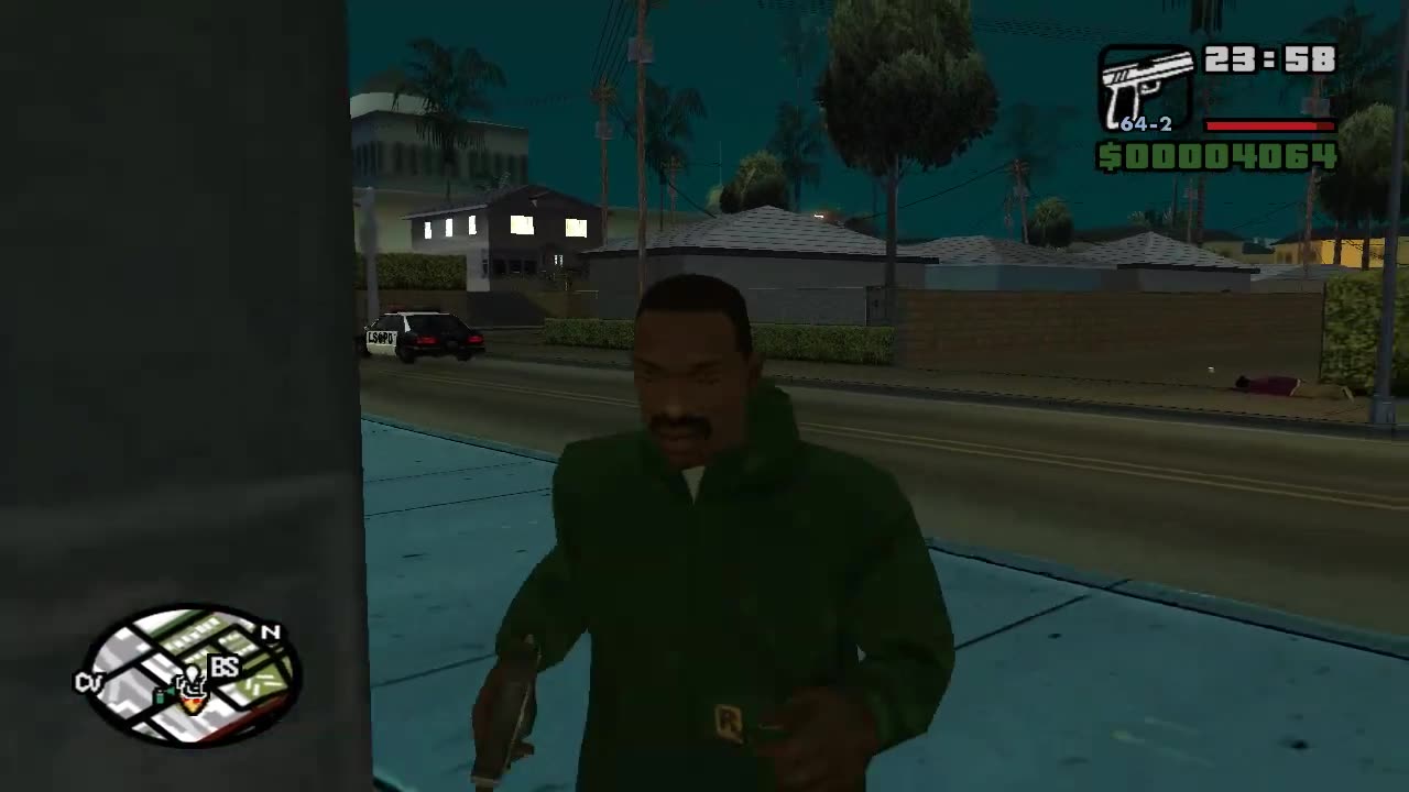 Ballas And Police Gta San Andreas