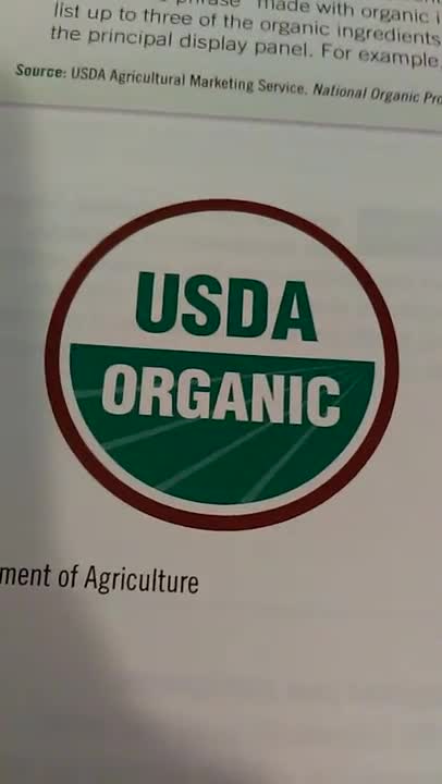 Is USDA organic true?