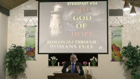 Steadfast # 54 The God of Hope