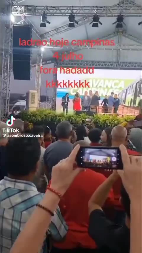 GRITO "FORA HADDAD" EM CAMPINAS. Dia 04/07