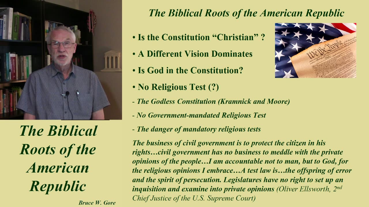 33. Is the Constitution "Christian" ?