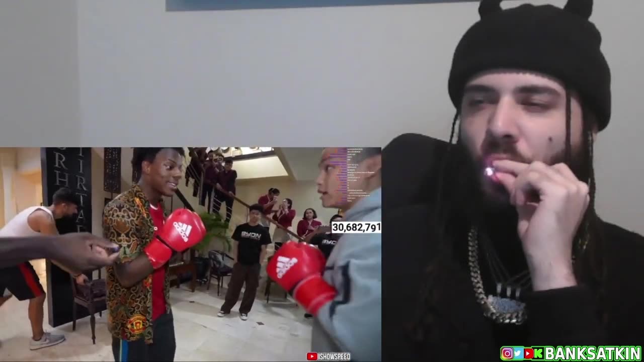 IShowSpeed Boxing Fight in Indonesia (REACTION)