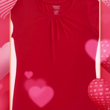 French Toast Girls' Short Sleeve Crewneck T-Shirt Tee