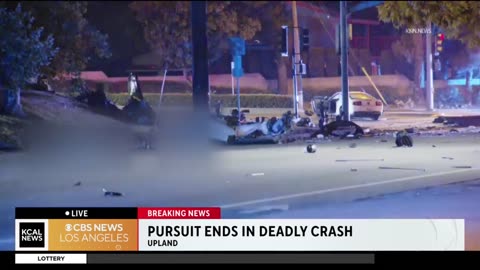 🤯 BREAKING OVERNIGHT: Several people are dead after a high-speed pursuit ended in the Inland Empire