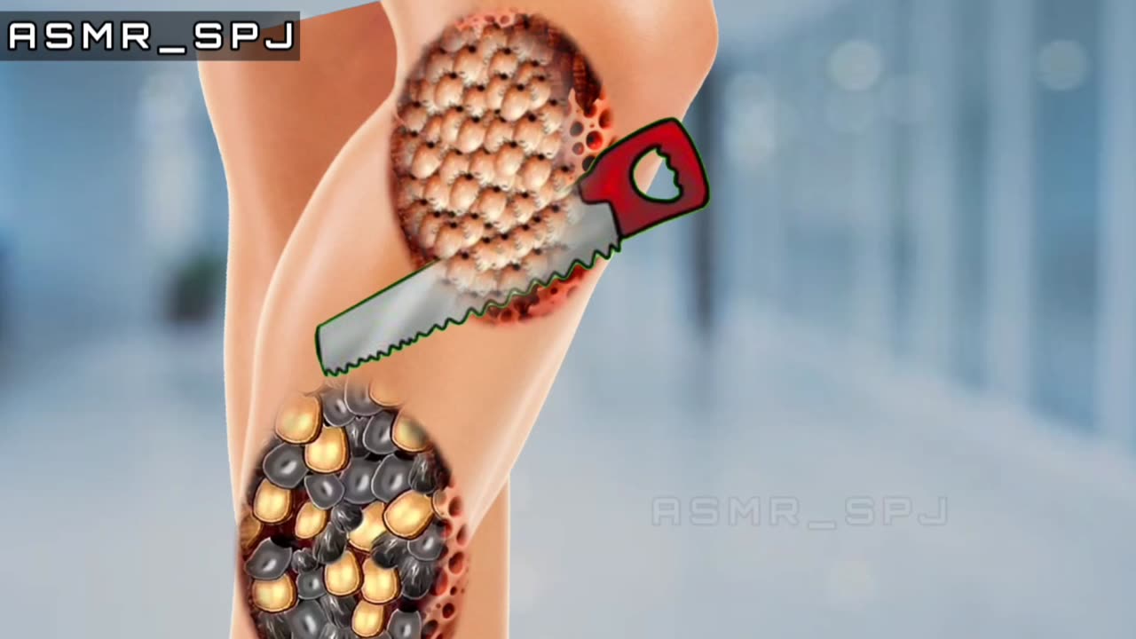 Leg asmr animation treatment