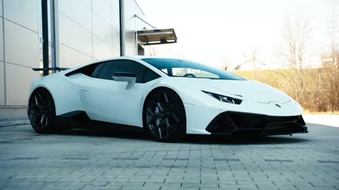 White Lamborghini