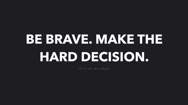 Have faith. It'll all work out