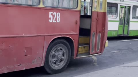 Soviet buss in Chisinau