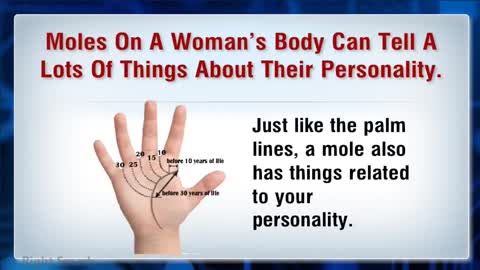 What does a mole on the body tell about?