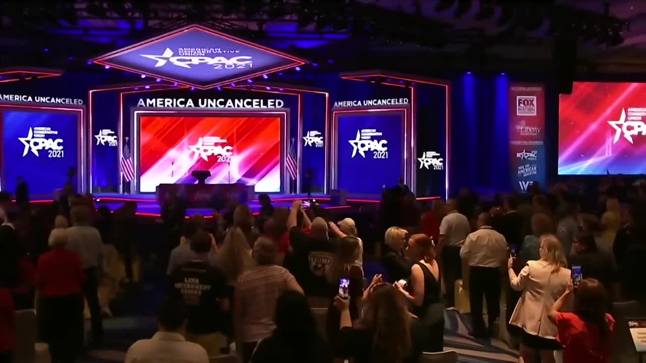 Trump delivers remarks at CPAC 2021