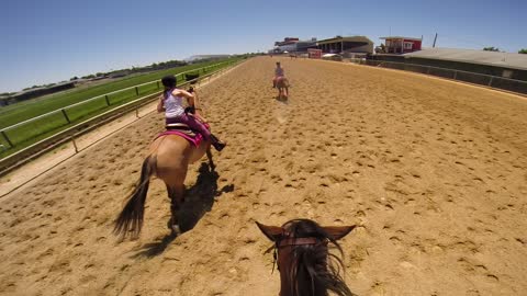 2nd lap Canter for the Cause 2018 Pemlico Track