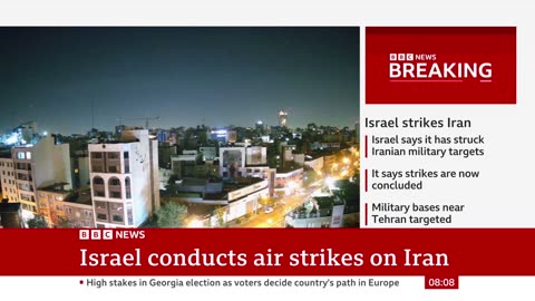 Israel has hit Tehran and other sites in Iran with retaliatory air strikes