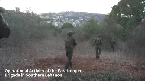 Attached is footage from the operational activity of the Paratroopers Brigade in