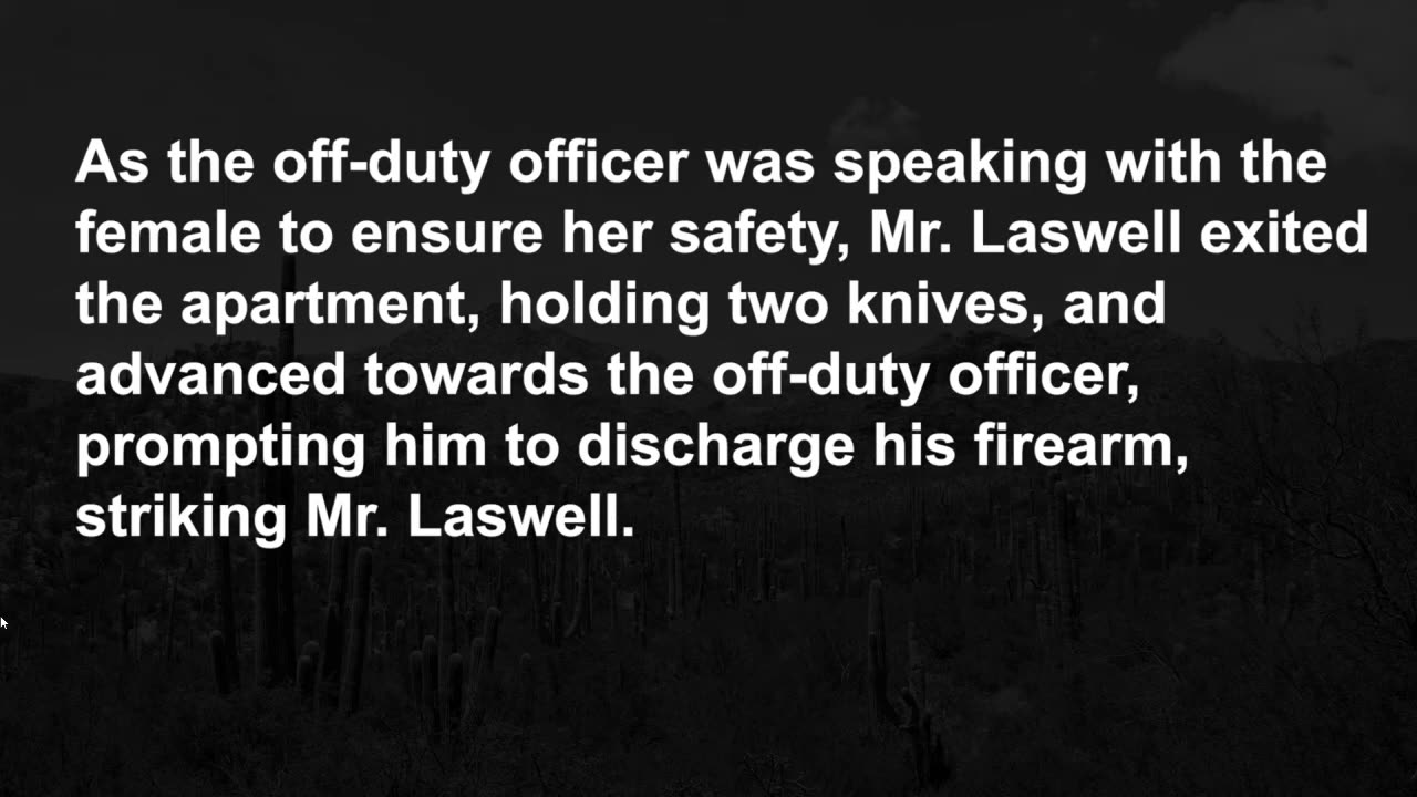 Tuscon Police Officer Involved Shooting of Matt Laswell