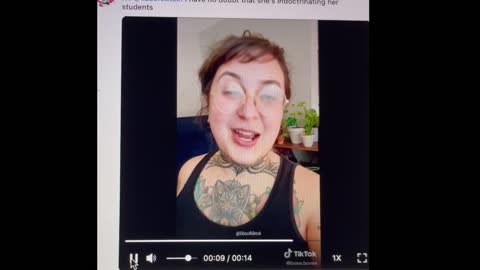 Do you think she indoctrinates her students