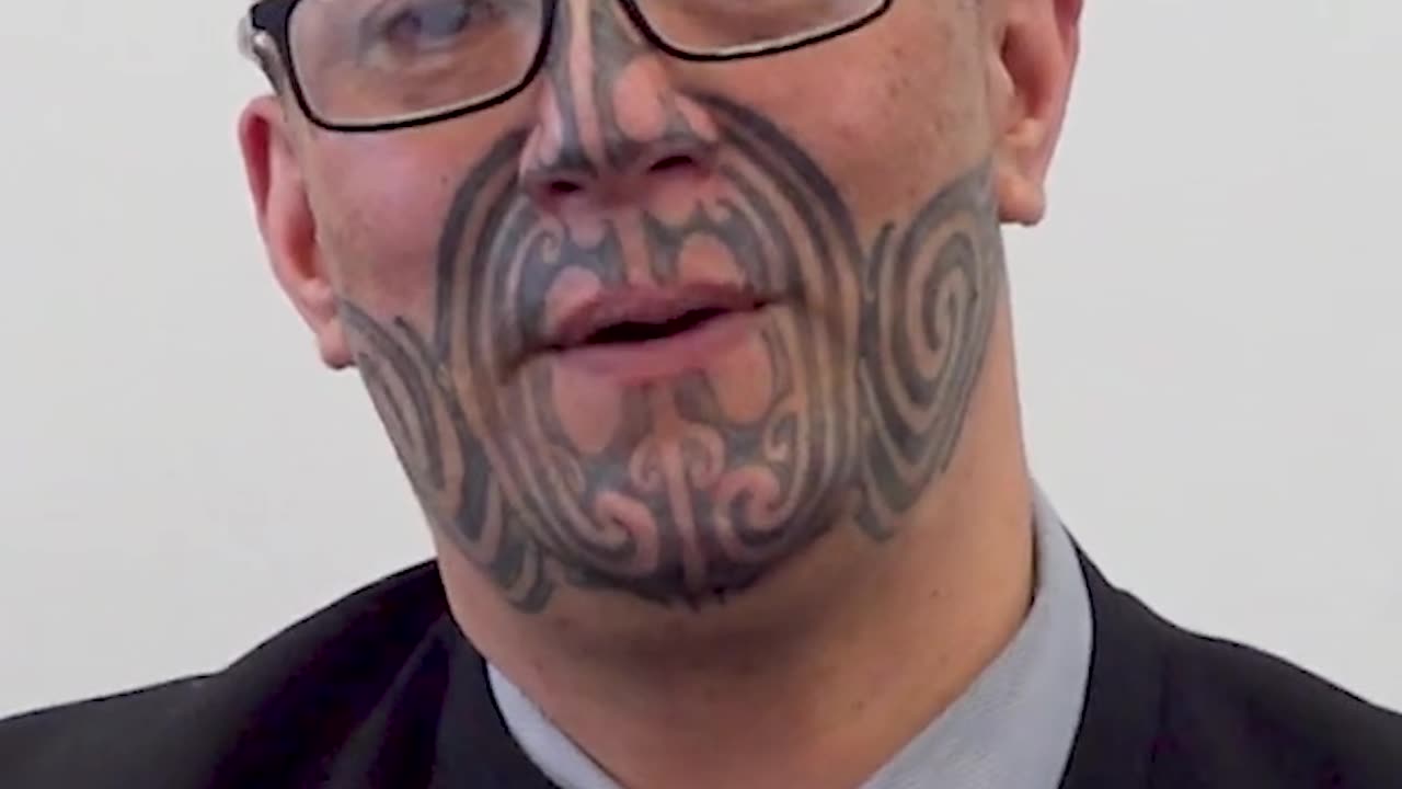 A tattooed man accepting the true monotheistic religion of ISLAM