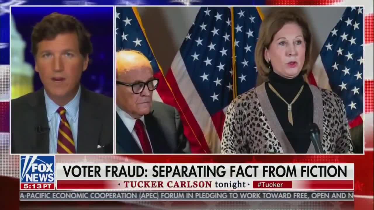 Tucker Carlson responds to pushback against him for his attacks against Sidney Powell