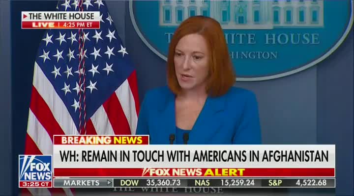 Jen Psaki talks about Biden's speech