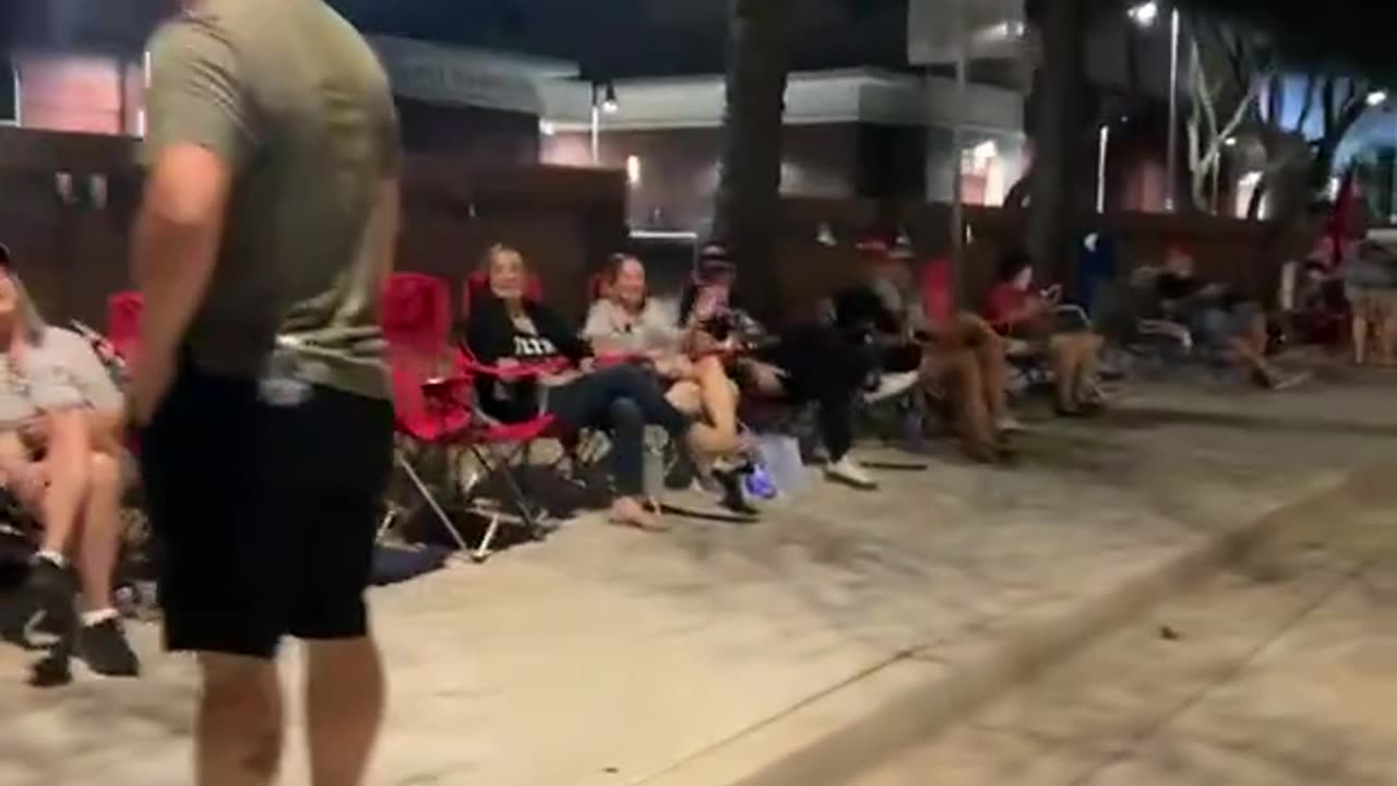 Arizonans are camping outside the Trump rally venue in Glendale ALL-NIGHT-LONG