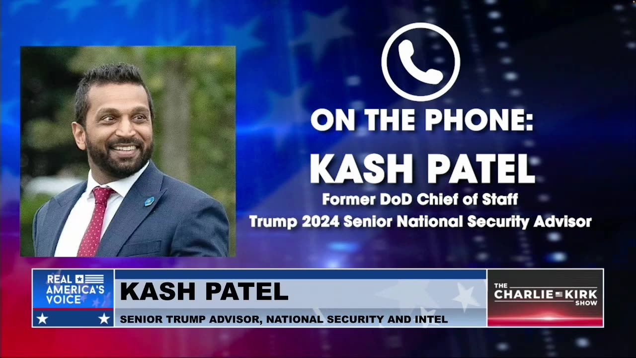 Kash Patel & Charlie Kirk Discuss What the Left's Desperate October Surprise Could Be