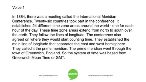 Time Zones | ADVANCED | practice English with Spotlight