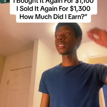 I Bought A Cow For $800; How Much Did I Earn?