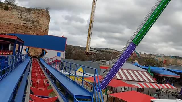 Let’s ride Superman at Six Flags Fiesta Texas!