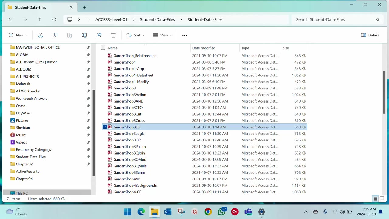 Access-Chapter03- Assessment 15