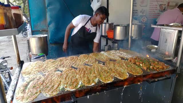 UNIQUE PIZZA DOSA _ Street Food India