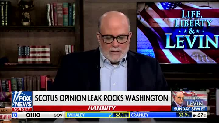 'It's Not A Salami Sandwich': Mark Levin Yells At Liberals During Rant About Abortion