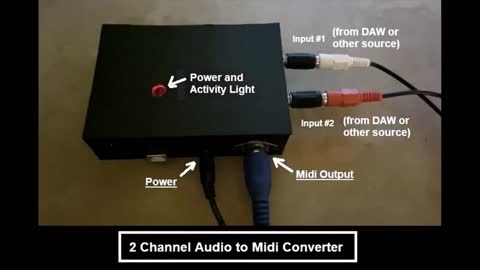 Audio to Midi Trigger - Video demo