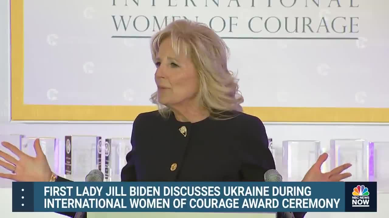 Jill Biden_ 'My Heart Has Ached Watching Videos Of Ukraine'