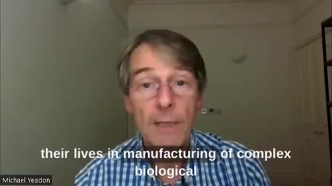 Former vice president at Pfizer, Dr. Mike Yeadon