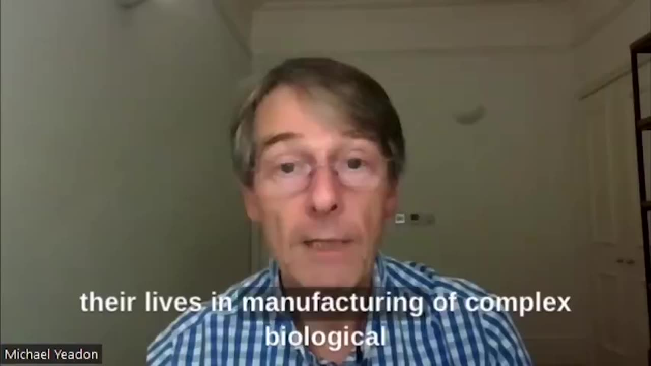 Former vice president at Pfizer, Dr. Mike Yeadon